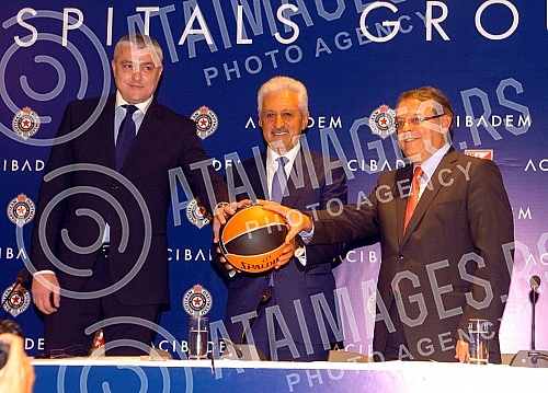 Potpisivanje sponzorskog ugovora u hotelu Metropol izmedju ACIBADEM Hospitals Group koga predstavlja Mehmet Ali Aydinlar i KK Partizan i KK Crvena zvezda. Predrag Danilovic - predsednik KK Partizan, Ali Aydinlar i Nebojsa Covic - predsednik KK Crvena Potpisivanje sponzorskog ugovora u hotelu Metropol izmedju ACIBADEM Hospitals Group koga predstavlja Mehmet Ali Aydinlar i KK Partizan i KK Crvena zvezda. Predrag Danilovic - predsednik KK Partizan, Ali Aydinlar i Nebojsa Covic - predsednik KK Crvena