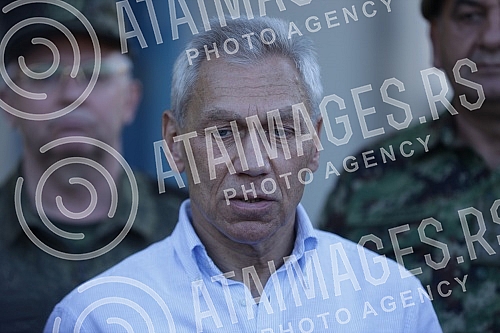 Deputy Prime Minister and Minister of Defense Nebojsa Stefanovic, Chief of General Staff of the Serbian Army General Milan Mojsilovic, Ambassador of the Russian Federation Aleksandar Bocan-Kharcenko and Defense Envoy Major General Aleksandar Zincenko