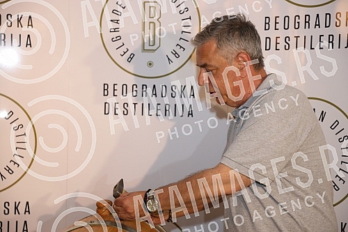 The Tourist Organization of Belgrade and the Belgrade Distillery organized a presentation of Belgrade Brandy - premium quince created three years ago in cooperation with the Tourist Organization of Belgrade and the Belgrade Distillery, when it was le