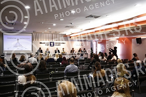 A press conference was held at the Belgrade Fair on the eve of the 65th International Belgrade Book Fair, which begins on Sunday, October 23, and ends on October 30.Na Beogradskom sajmu je odrzana konferencija za novinare uoci 65. Medjunarodnog beo