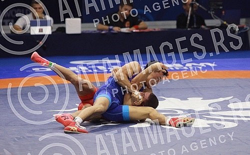 Fight for the bronze medal in the category up to 61 kg freestyle, Georgi Valentinov Vangelov (BUL) Islam Bazarganov (AZE).
Borba za bronzanu medalju u kategoriji do 61 kg slobodnim stilom, Georgi Valentinov Vangelov (BUL) Islam Bazarganov (AZE). Fight for the bronze medal in the category up to 61 kg freestyle, Georgi Valentinov Vangelov (BUL) Islam Bazarganov (AZE).
Borba za bronzanu medalju u kategoriji do 61 kg slobodnim stilom, Georgi Valentinov Vangelov (BUL) Islam Bazarganov (AZE).