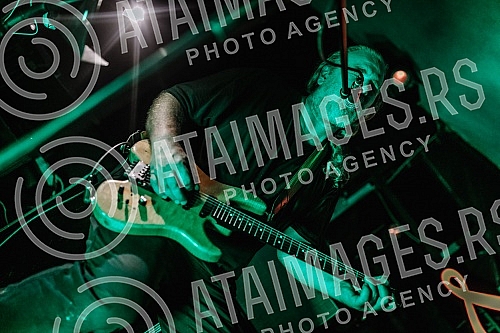 Rock musician - composer, singer, guitarist, songwriter Nikola Vranjkovic held a concert on the stage of the Zappa Barka, where he premiered songs from the latest mini-album 