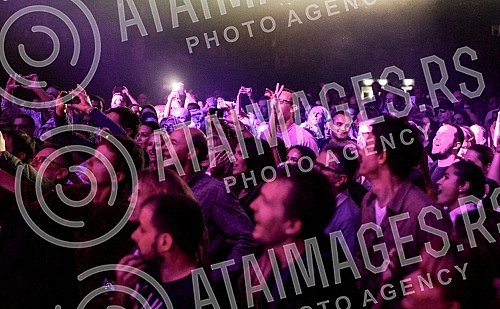 Concert of Scottish pop rock band from Glasgow - Texas held on Sports hall 