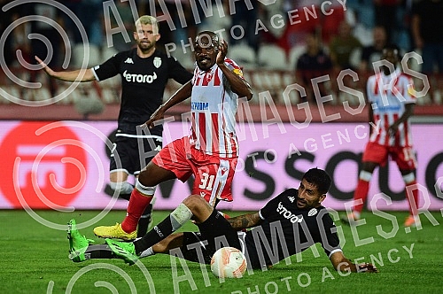The match of the first round of the Europa League group stage between FC Crvena Zvezda and FC Monaco was played at the Rajko Mitic stadium.Utakmica prvog kola grupne faze Lige Evrope izmedju FK Crvena zvezda i FK Monako odigrana je na stadion Rajko
