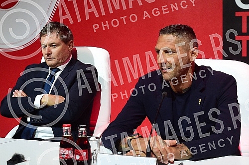 On its way through numerous countries of the world, the FIFA World Cupâ¢ Trophy Tour by Coca-Cola is staying in Belgrade, and on that occasion a press conference was organized in the BelExpo center with the presence of world and domestic football le