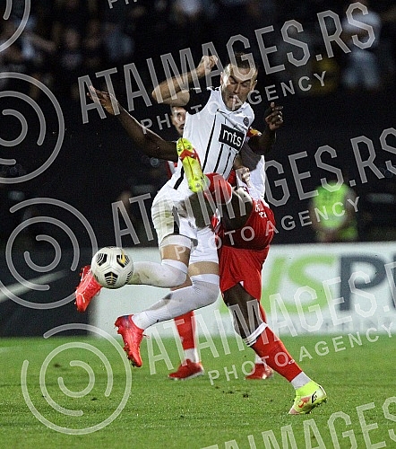 The match of the ninth round of the Linglong Tire Super League of Serbia between FK Partizan and FK Crvena zvezda was played at the Partizan stadium.Utakmica devetog  kola Linglong Tire Super liga Srbije izmedju FK Partizan i FK Crvena zvezda odigr