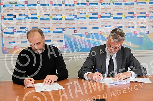 The protocol on cooperation between the two important institutions was signed by the director of the Film Center of Serbia (FCS) - director Gordan Matic and the director of the Museum of Genocide Victims - historian Dejan Ristic, at the FCS premises. The protocol on cooperation between the two important institutions was signed by the director of the Film Center of Serbia (FCS) - director Gordan Matic and the director of the Museum of Genocide Victims - historian Dejan Ristic, at the FCS premises.