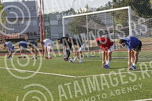 The handball players of Crvena zvezda Grundfos are preparing in Ub, where in the coming days they will play a friendly match against the hosts Ub.Rukometasi Crvene zvezde Grundfos su na pripremama u Ubu, gde ce u narednim danima odigrati jednu prij