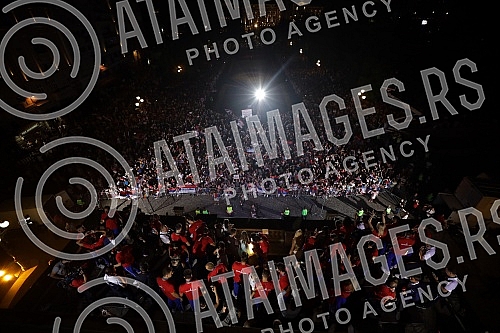 On the plateau in front of the City Assembly of Belgrade, a reception was organized for the members of the Serbian Olympic team who won nine medals at the Games in Tokyo, and the Olympians addressed the audience from the balcony of the City Assembly.