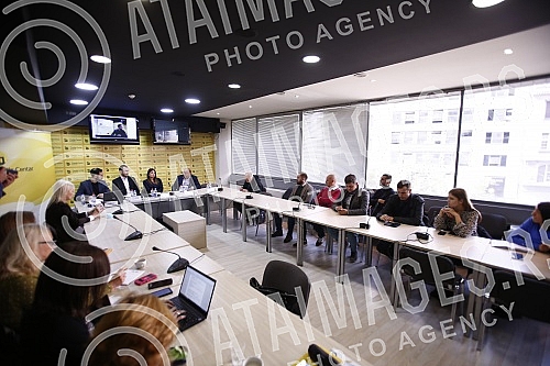 A panel discussion organized by the Beta News Agency was held in the Media Center on the topic 