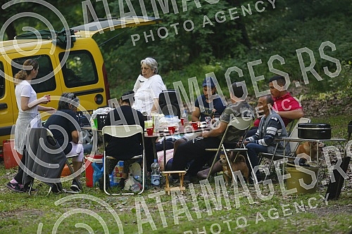 Celebration of International Workers' Day (Labour Day) on Kosutnjak - Prvomajski uranak.Proslava Internacionalnog dana radnika (Praznik rada) na Kosutnjaku - Prvomajski uranak.