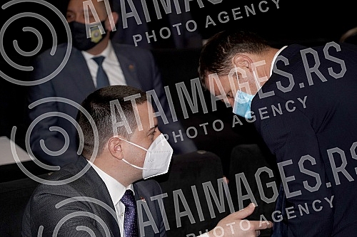 The Prime Minister of the Republic of Serbia, Ana Brnabic, presented the results of the work in the first 100 days of the government in Kombank Hall, and all members of the Government of the Republic of Serbia attended the presentation of the results