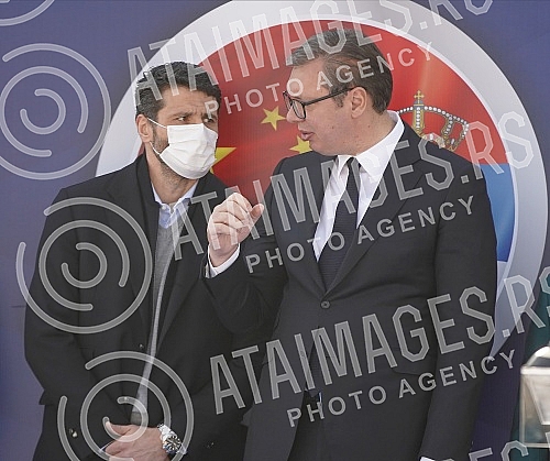 The President of the Republic of Serbia, Aleksandar Vucic, attended the celebration of the beginning of works on the section of the road New Belgrade - Surcin (continuation of the highway E-763 Milos Veliki).Predsednik Republike Srbije Aleksandar V