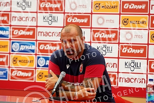 A press conference on the occasion of the match of the 1st round of the Serbian Super League, between Red Star and Vojvodina, was held in the Media Center of the 