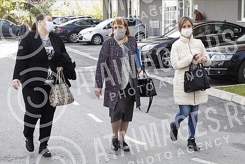 Dr. Vojislav Seselj, President of the Serbian Radical Party before the Third Court - Trial of the indictment Vojislav Seselj against Bosko Obradovic.Dr Vojislav Seselj, predsednik Srpske radikalne stranke ispred Treceg suda - Sudjenje po optuznici V