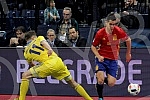 Utakmica treceg kola grupe B (3rd round, Group B) Euro futsal 2016 odigrana izmedju nacionalnih selekcija Ukrajine i Spanije (Ukraina vs Spain) odigrana u Beogradskoj areni.