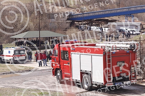 This morning, around 4 o'clock, there was an accident in the Soko mine in Sokobanja.Jutros oko 4 sata doslo je do nesrece u rudniku Soko u Sokobanji.