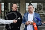 The Belgrade High Court handed down a first-instance verdict to two former police officers accused of revealing official secrets regarding their activities during the visit of then-Serbian Prime Minister Aleksandar Vucic to Potocari in July 2015 when