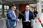 The Belgrade High Court handed down a first-instance verdict to two former police officers accused of revealing official secrets regarding their activities during the visit of then-Serbian Prime Minister Aleksandar Vucic to Potocari in July 2015 when