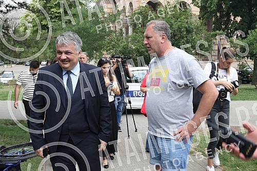 Journalists attended the filming of the new domestic thriller series 