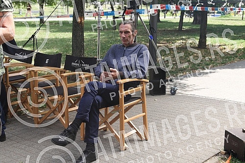 Journalists attended the filming of the new domestic thriller series 