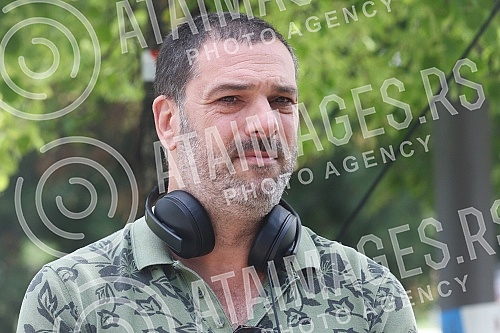 Journalists attended the filming of the new domestic thriller series 