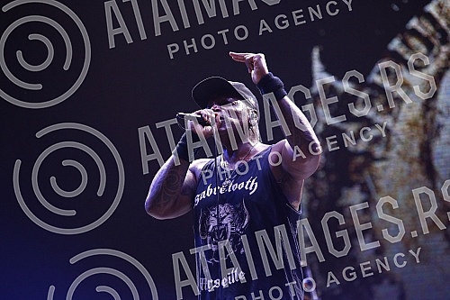 Performance of the Brazilian heavy metal band Sepultura on the Main Stage of the Exit festival.Nastup brazilskog hevi metal bend Sepultura na Glavnoj bini Exit festivala.