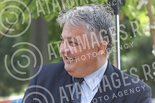 Journalists attended the filming of the new domestic thriller series 