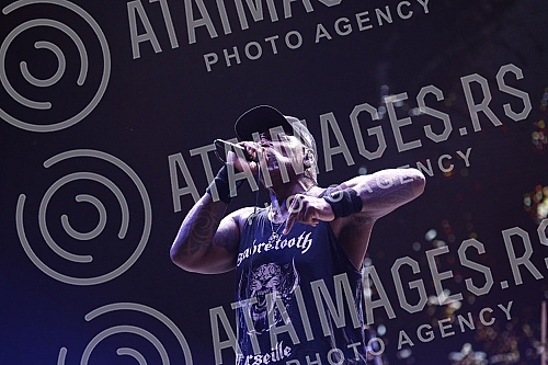 Performance of the Brazilian heavy metal band Sepultura on the Main Stage of the Exit festival.Nastup brazilskog hevi metal bend Sepultura na Glavnoj bini Exit festivala.