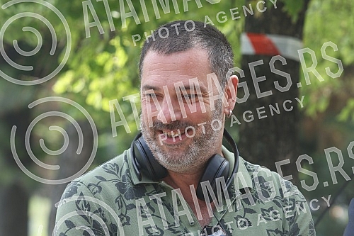 Journalists attended the filming of the new domestic thriller series 