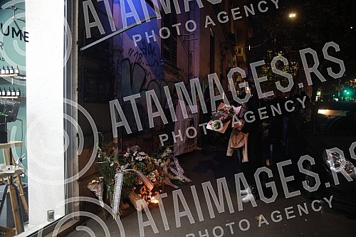 On the plateau in front of the Faculty of Law, the commemoration on the occasion of the 25th anniversary of the crime, when the boy Dusan Jovanovic was killed by neo-Nazis in 1997, was organized by the association A 11 - Initiative for Economic and S