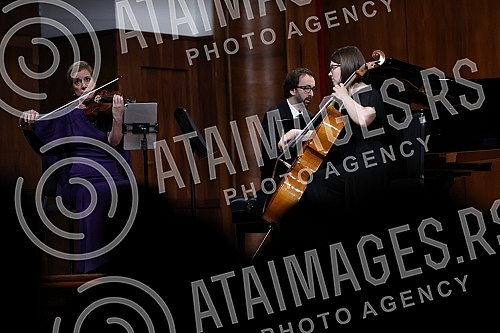 The American violinist Elizabeth Pitcairn performed in the Great Hall of the Kolarce Endowment, and the audience in Serbia had the opportunity to hear for the first time the sounds of one of the most famous and expensive violins in the world, the Red