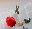 The red color is a symbol of joy and resurrection, and the first red egg is stored until the next Easter as a 