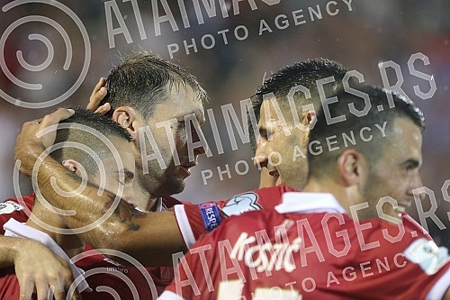 The match between the national teams of Serbia and Moldova within the qualifications for the World Cup in Russia 2018.Utakmica izmedju reprezentacija Srbije i Moldavije u okviru kvalifikacija za Svetsko prvenstvo u Rusiji 2018.