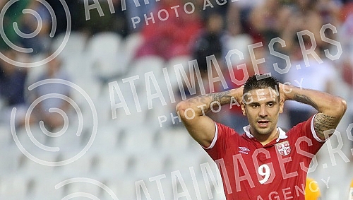 The match between the national teams of Serbia and Moldova within the qualifications for the World Cup in Russia 2018.Utakmica izmedju reprezentacija Srbije i Moldavije u okviru kvalifikacija za Svetsko prvenstvo u Rusiji 2018.