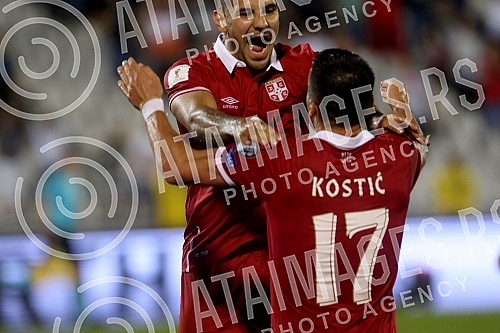 The match between the national teams of Serbia and Moldova within the qualifications for the World Cup in Russia 2018.Utakmica izmedju reprezentacija Srbije i Moldavije u okviru kvalifikacija za Svetsko prvenstvo u Rusiji 2018.