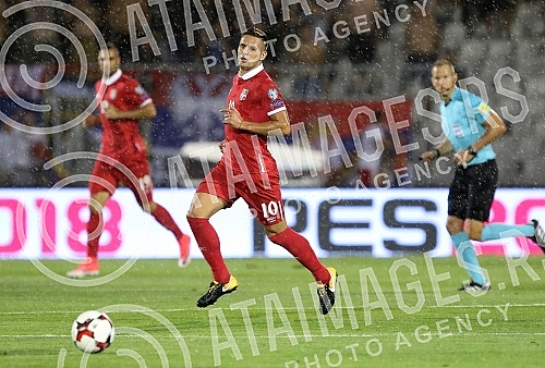 The match between the national teams of Serbia and Moldova within the qualifications for the World Cup in Russia 2018.Utakmica izmedju reprezentacija Srbije i Moldavije u okviru kvalifikacija za Svetsko prvenstvo u Rusiji 2018.