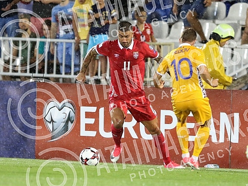 The match between the national teams of Serbia and Moldova within the qualifications for the World Cup in Russia 2018.Utakmica izmedju reprezentacija Srbije i Moldavije u okviru kvalifikacija za Svetsko prvenstvo u Rusiji 2018.