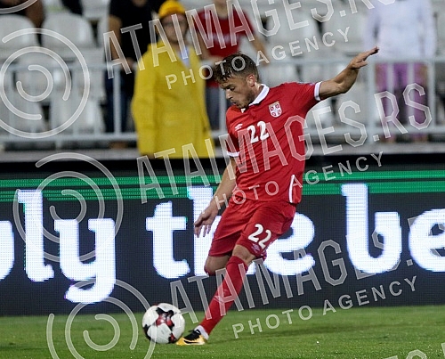 The match between the national teams of Serbia and Moldova within the qualifications for the World Cup in Russia 2018.Utakmica izmedju reprezentacija Srbije i Moldavije u okviru kvalifikacija za Svetsko prvenstvo u Rusiji 2018.
