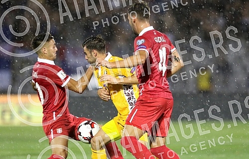 The match between the national teams of Serbia and Moldova within the qualifications for the World Cup in Russia 2018.Utakmica izmedju reprezentacija Srbije i Moldavije u okviru kvalifikacija za Svetsko prvenstvo u Rusiji 2018.