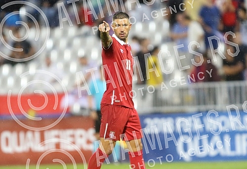 The match between the national teams of Serbia and Moldova within the qualifications for the World Cup in Russia 2018.Utakmica izmedju reprezentacija Srbije i Moldavije u okviru kvalifikacija za Svetsko prvenstvo u Rusiji 2018.