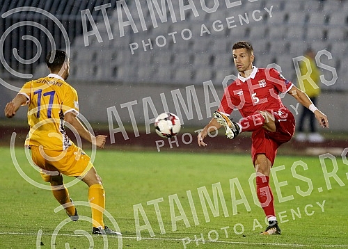 The match between the national teams of Serbia and Moldova within the qualifications for the World Cup in Russia 2018.Utakmica izmedju reprezentacija Srbije i Moldavije u okviru kvalifikacija za Svetsko prvenstvo u Rusiji 2018.