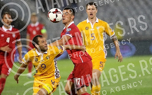 The match between the national teams of Serbia and Moldova within the qualifications for the World Cup in Russia 2018.Utakmica izmedju reprezentacija Srbije i Moldavije u okviru kvalifikacija za Svetsko prvenstvo u Rusiji 2018.