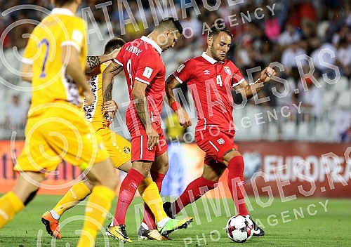 The match between the national teams of Serbia and Moldova within the qualifications for the World Cup in Russia 2018.Utakmica izmedju reprezentacija Srbije i Moldavije u okviru kvalifikacija za Svetsko prvenstvo u Rusiji 2018.