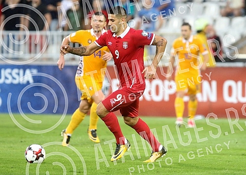 The match between the national teams of Serbia and Moldova within the qualifications for the World Cup in Russia 2018.Utakmica izmedju reprezentacija Srbije i Moldavije u okviru kvalifikacija za Svetsko prvenstvo u Rusiji 2018.