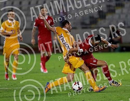 The match between the national teams of Serbia and Moldova within the qualifications for the World Cup in Russia 2018.Utakmica izmedju reprezentacija Srbije i Moldavije u okviru kvalifikacija za Svetsko prvenstvo u Rusiji 2018.