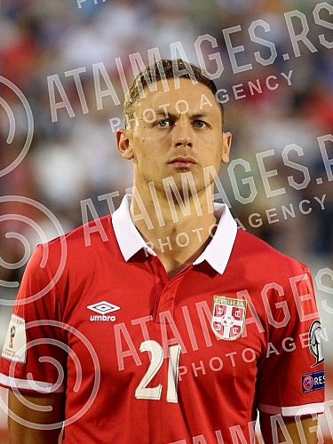 The match between the national teams of Serbia and Moldova within the qualifications for the World Cup in Russia 2018.Utakmica izmedju reprezentacija Srbije i Moldavije u okviru kvalifikacija za Svetsko prvenstvo u Rusiji 2018.