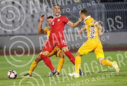 The match between the national teams of Serbia and Moldova within the qualifications for the World Cup in Russia 2018.Utakmica izmedju reprezentacija Srbije i Moldavije u okviru kvalifikacija za Svetsko prvenstvo u Rusiji 2018.