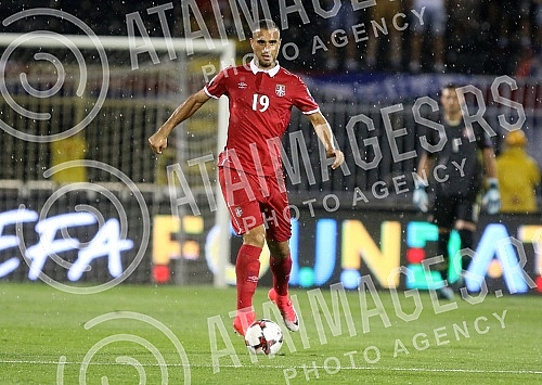 The match between the national teams of Serbia and Moldova within the qualifications for the World Cup in Russia 2018.Utakmica izmedju reprezentacija Srbije i Moldavije u okviru kvalifikacija za Svetsko prvenstvo u Rusiji 2018.