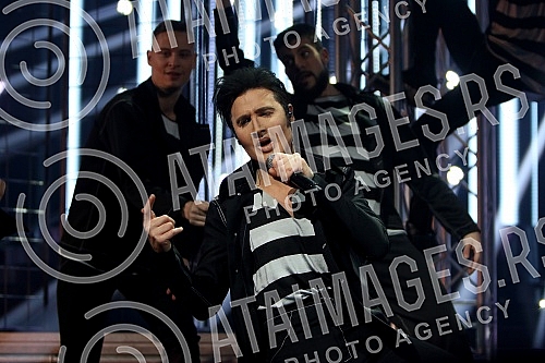 The final of the fourth season of sou program Your face sounds familiar.Finale cetvrte sezone sou programa Tvoje lice zvuci poznato.